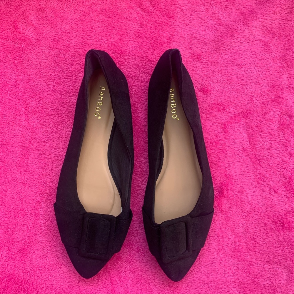 Bamboo Women's Elegant Black Loafers